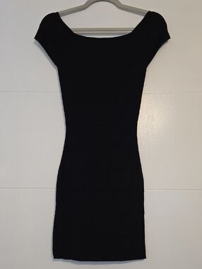 Max Studio Black Ribbed Women's Top